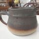 Enamelled stoneware pitcher