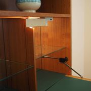 Danish Teak Shelving Unit with Bar Cabinet, 1970s