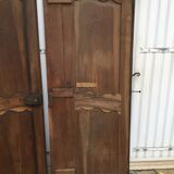 Wardrobe Louis XV Poitou from XIXth in walnut
