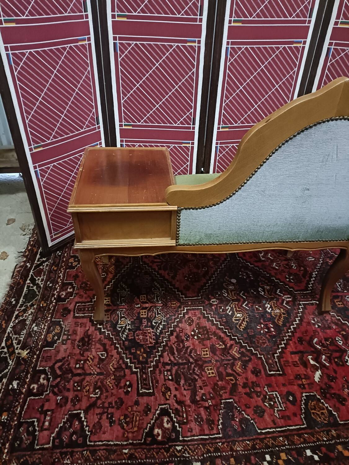 Vintage telephone bench