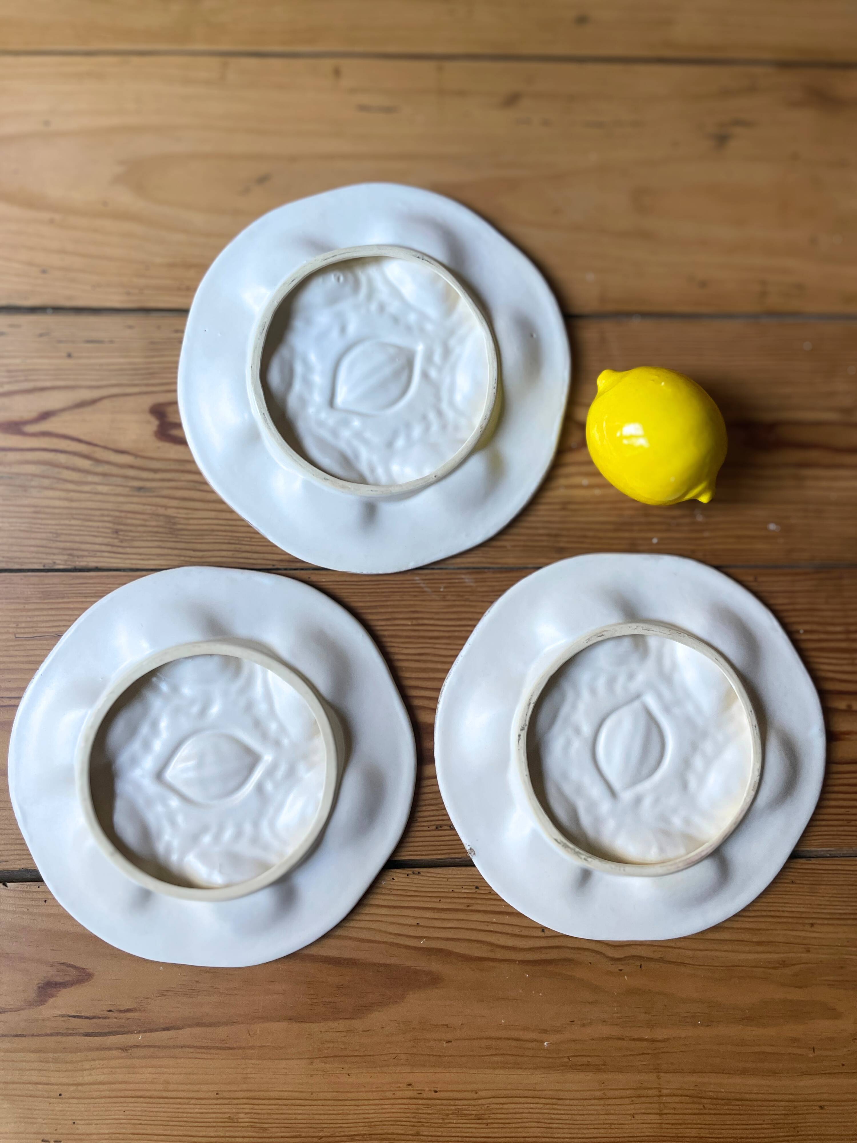 Fat lava oyster plate