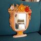 Atypical vintage Italian mirror 60s/70s 34*25