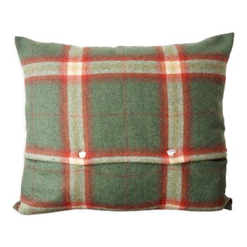 Housse de coussin tartan