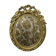 Antique oval gilded mirror – Louis XVI style with ribbon bow