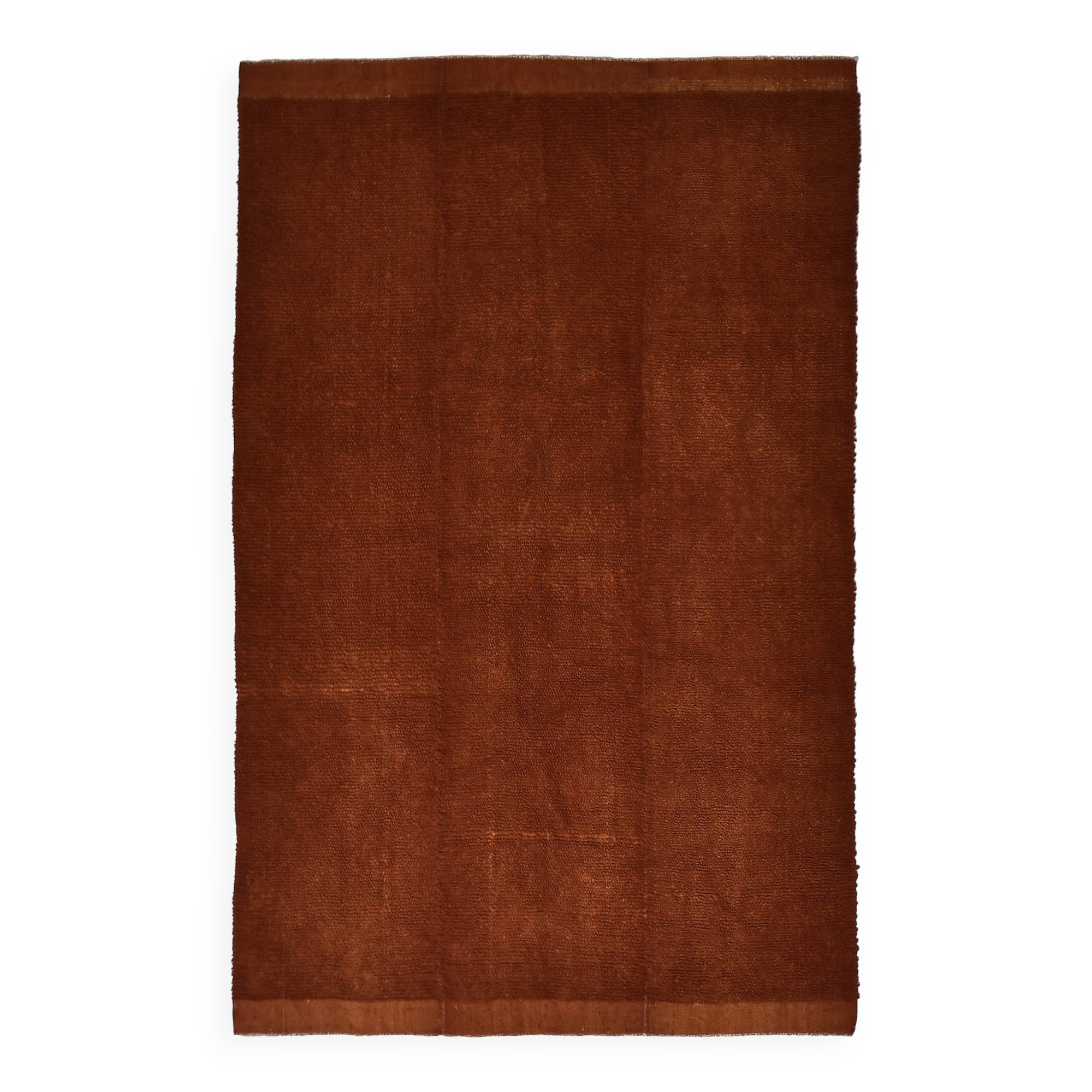 6x10 Terracotta Turkish Vintage Soft Rug 194x294Cm SK 241964