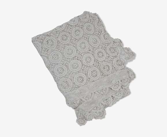 Couvre lit crochet