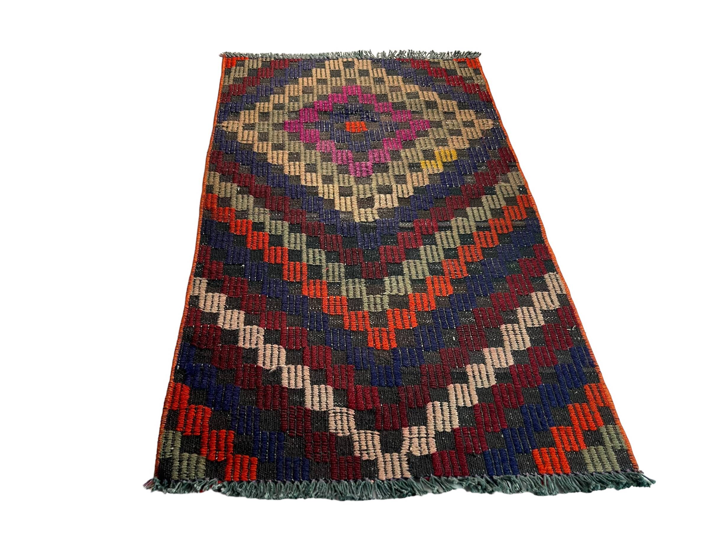 Vintage turkish kilim rug, 95 x 57 cm