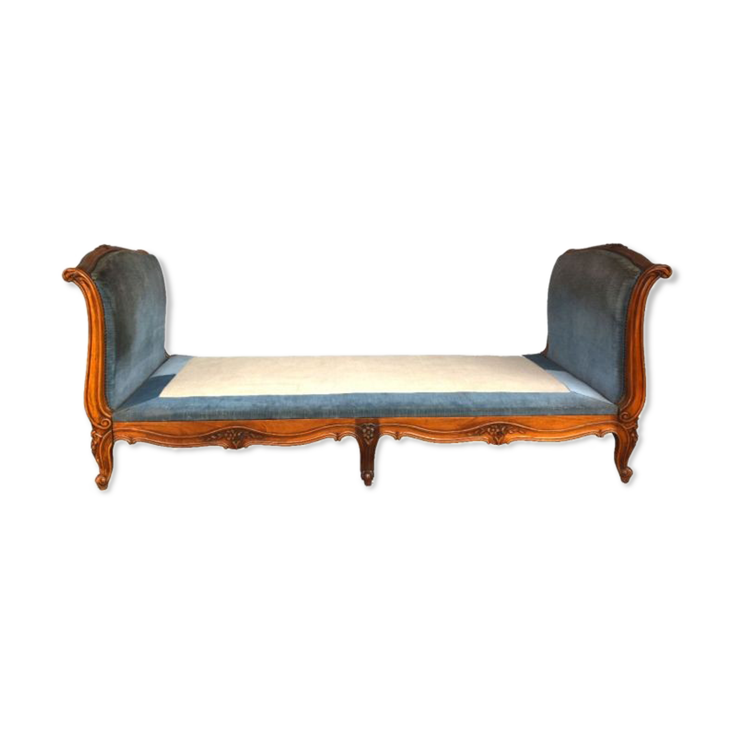 St. Louis XV-style walnut sofa late 19th century