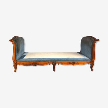 St. Louis XV-style walnut sofa late 19th century