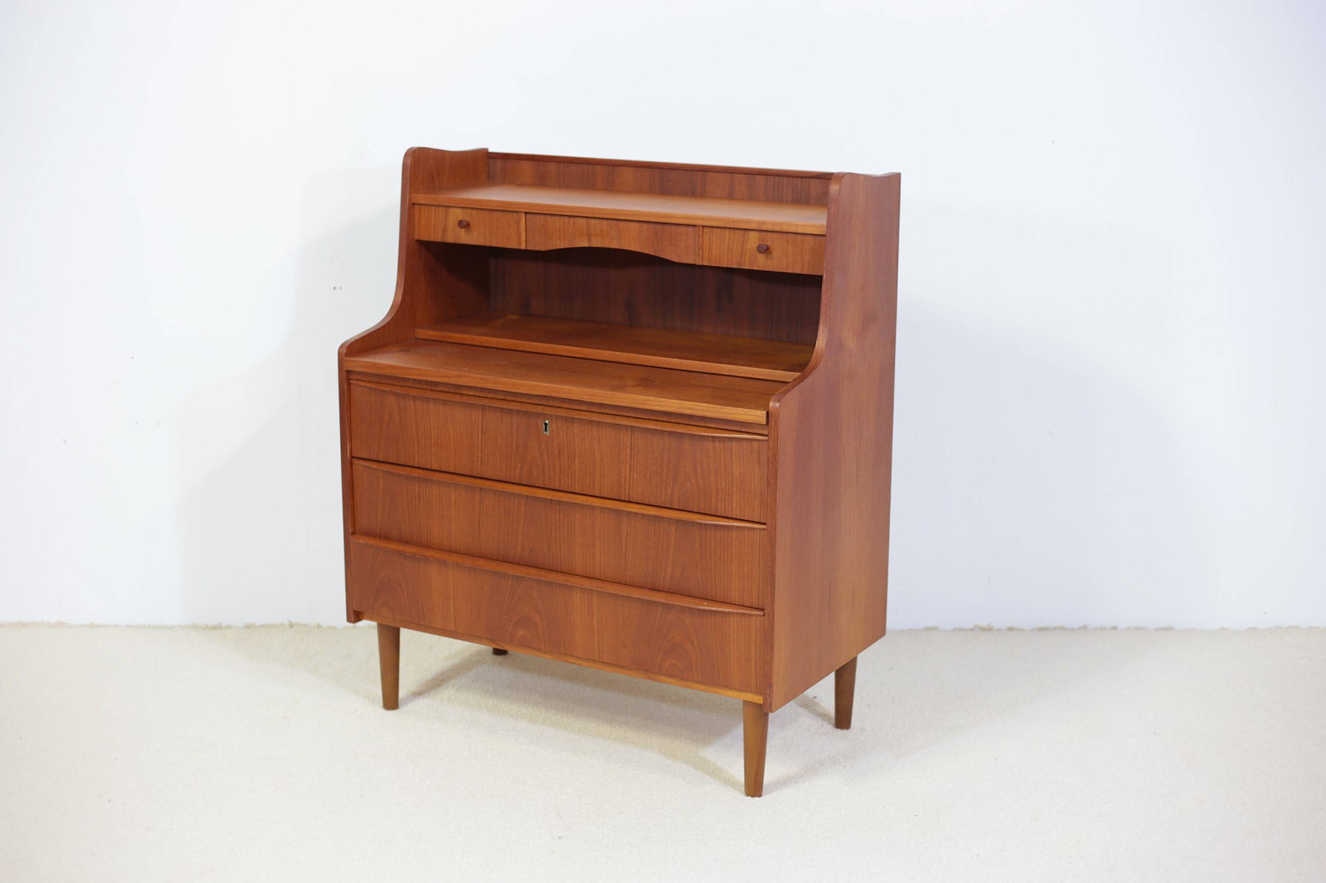 Danish teak secretary