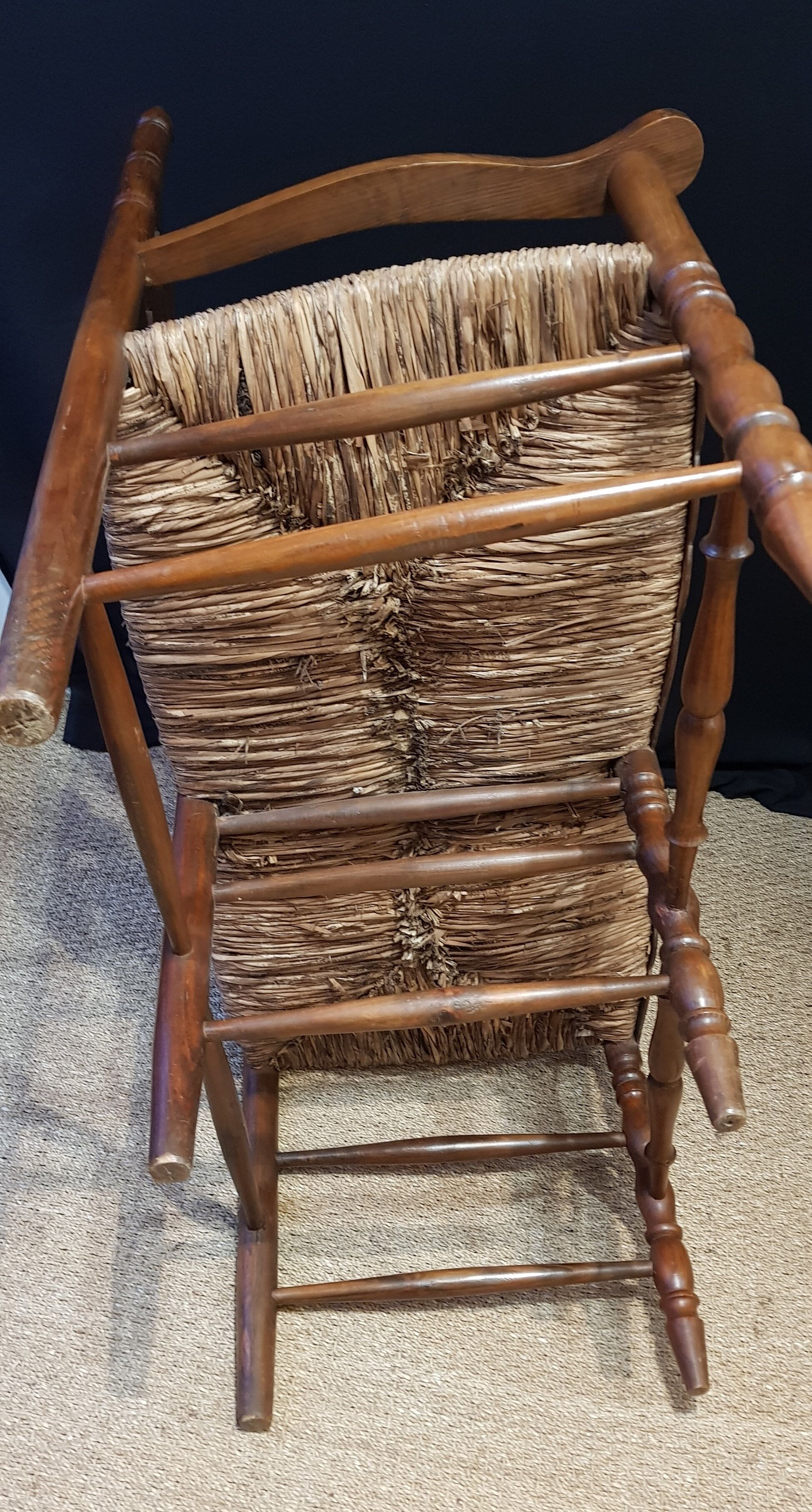 Banc paillé provencale