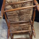 Provencal mulched bench