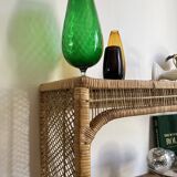 Console en buri dans le style fauteuil emmanuelle