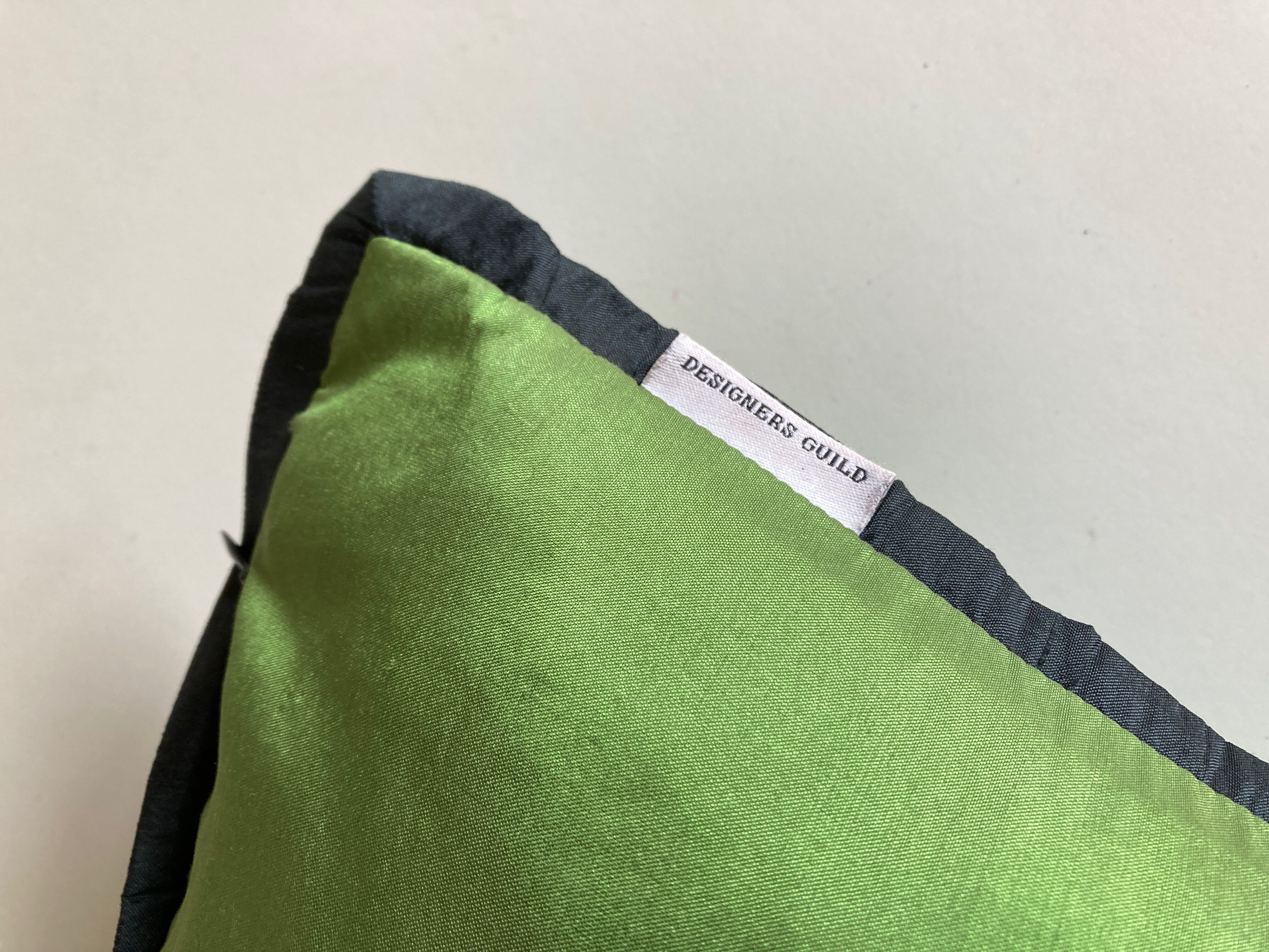 Designer's guild embroidered silk cushion