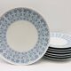 6 dinner plates and dish, H&C Selb Bavaria Germany Heinrich