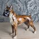 Porcelain Boxer Dog, Goebel, Germany, 1973