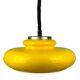 60s 70s ceiling lamp hanging lamp plastic chrome metal space age design