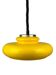 60s 70s ceiling lamp hanging lamp plastic chrome metal space age design
