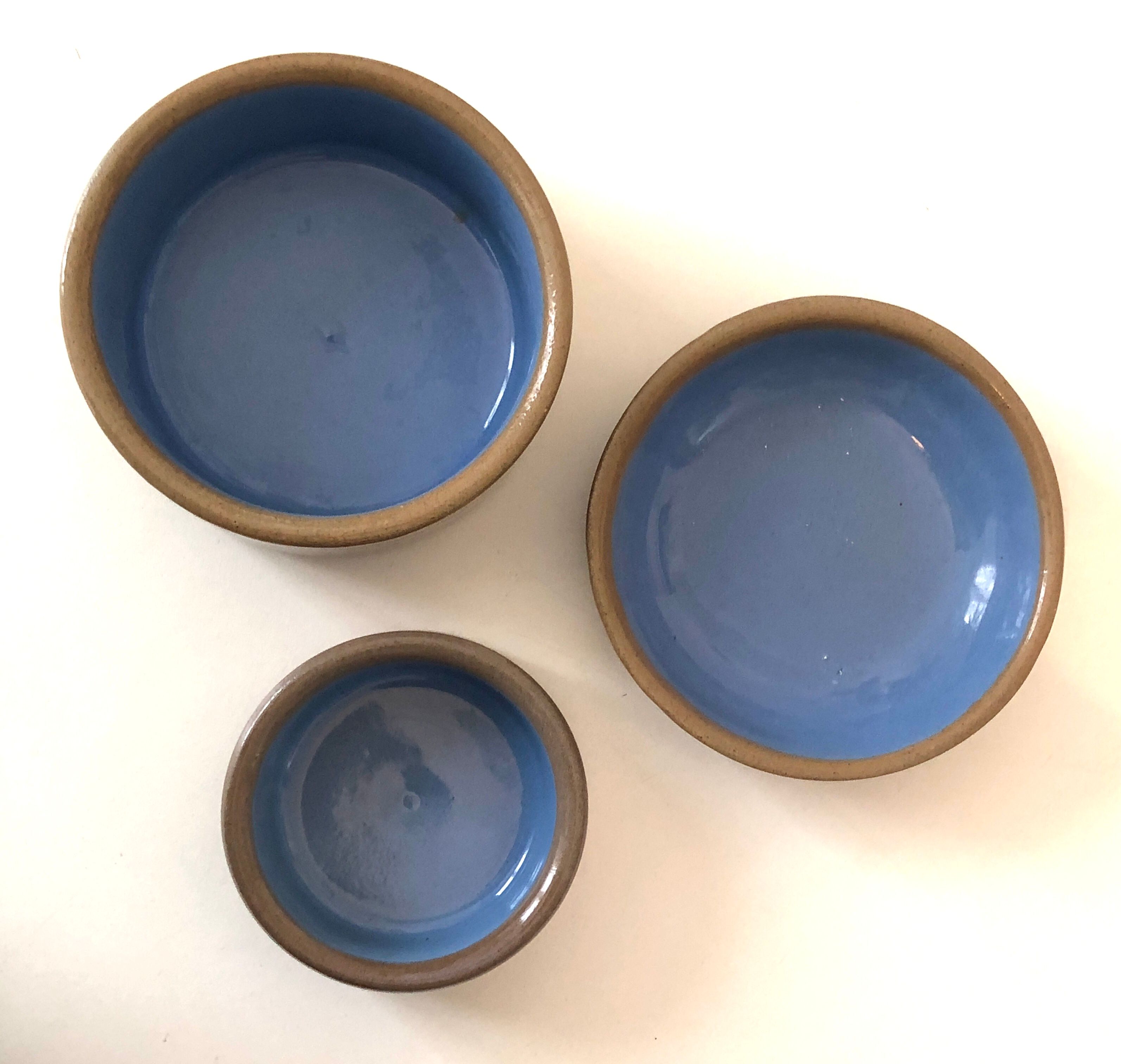 Set of 3 english ceramic ramekins