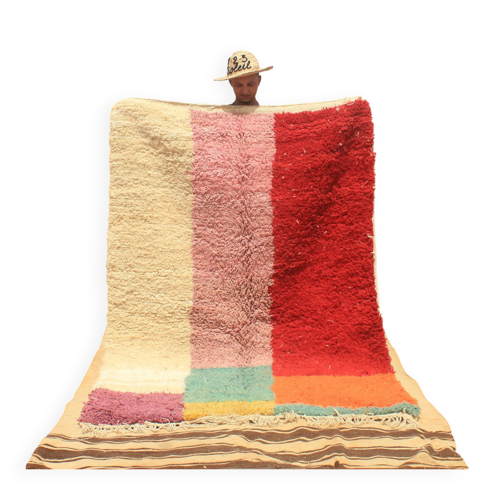 Handwoven Moroccan rug 2.5x1.5 m