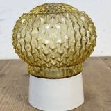 Vintage White Porcelain Ceiling Light, 1970s