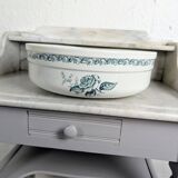 Toilet basin Faïencerie de Castres - "Blackberries" decor