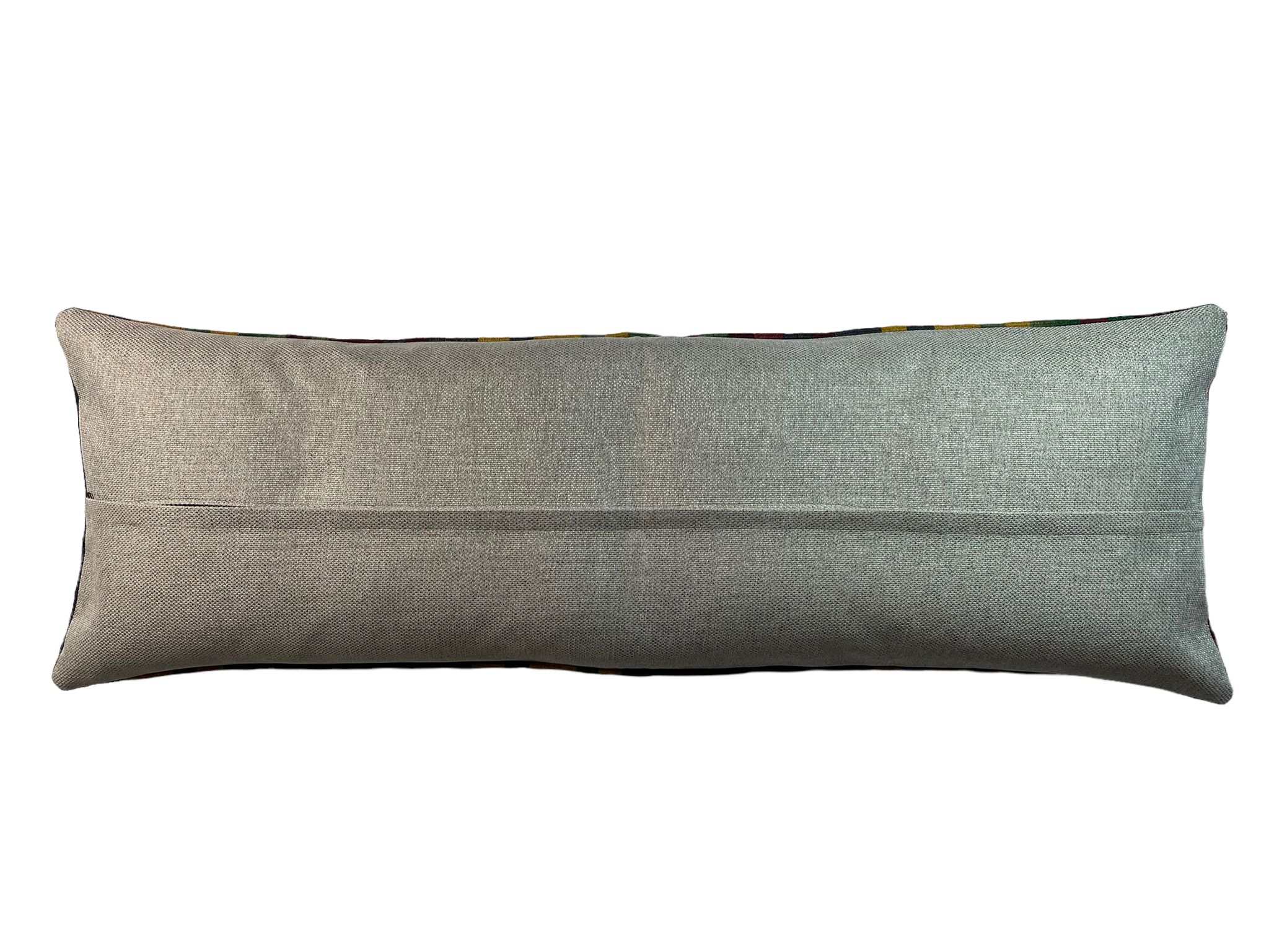 Vintage Turkish Kilim Cushion Cover , 120 x 40 cm