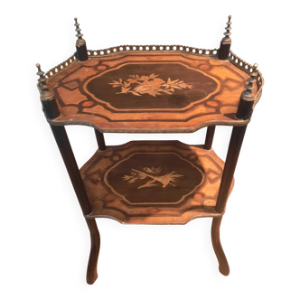 Table d'appoint marquetée Napoleon III