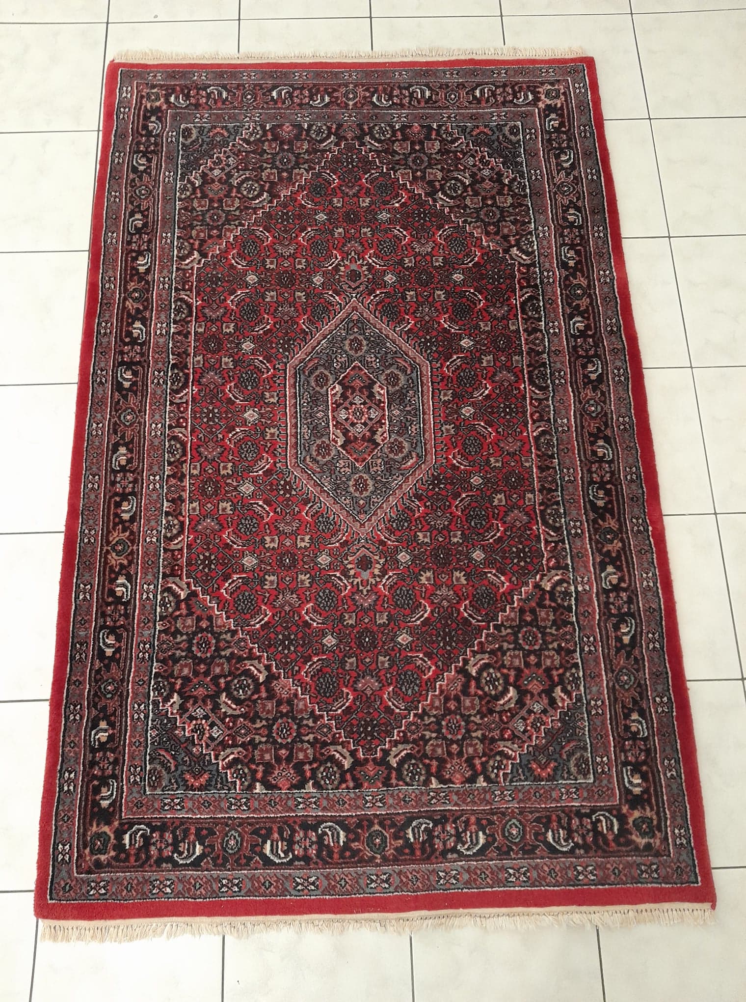 Handmade Indo-Bidjar rug 195x124cm