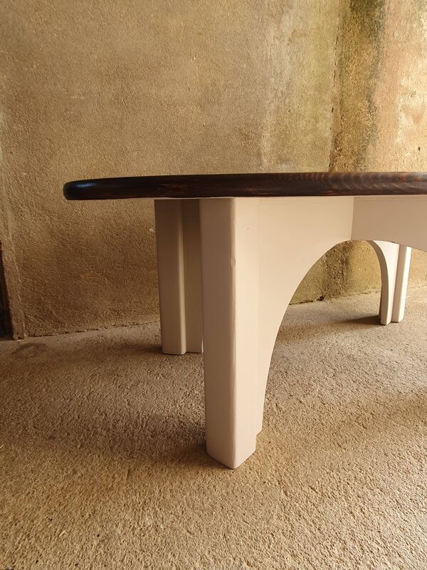 Table basse ovale