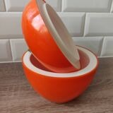 Ice bucket Apple orange vintage 70