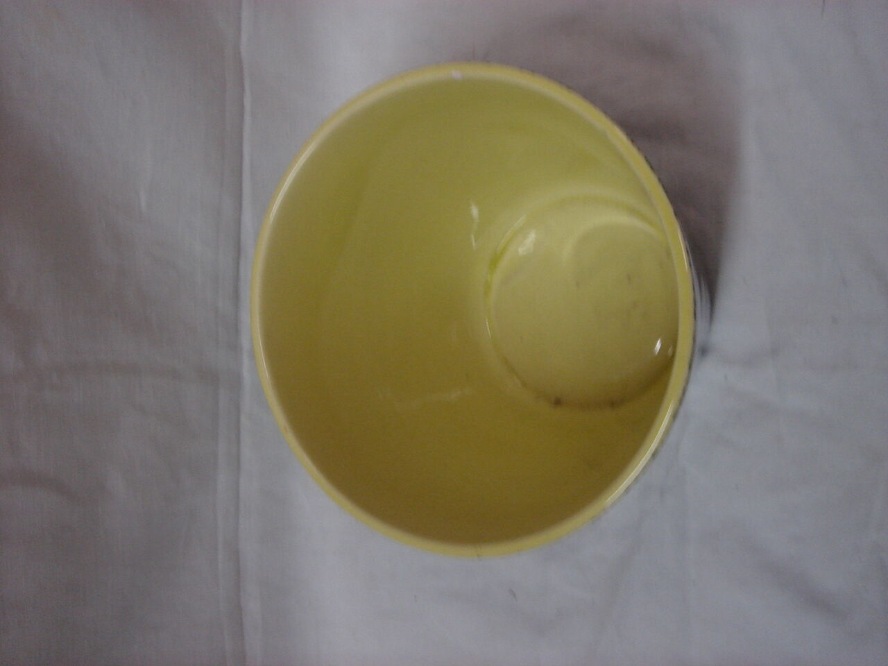 Cache pot ceramic enameled St Clement of 1960