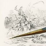 Poster about the Pheasant, based on an old engraving from 1849.