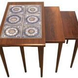 Tables gigognes en palissandre 'Fensmark'