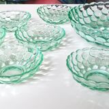 Dessert set signed P. d'Avesn 7 pieces