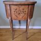 Louis XV style marquetry "kidney" bedside table