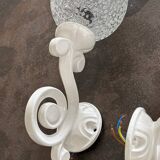Enameled cast iron wall lights