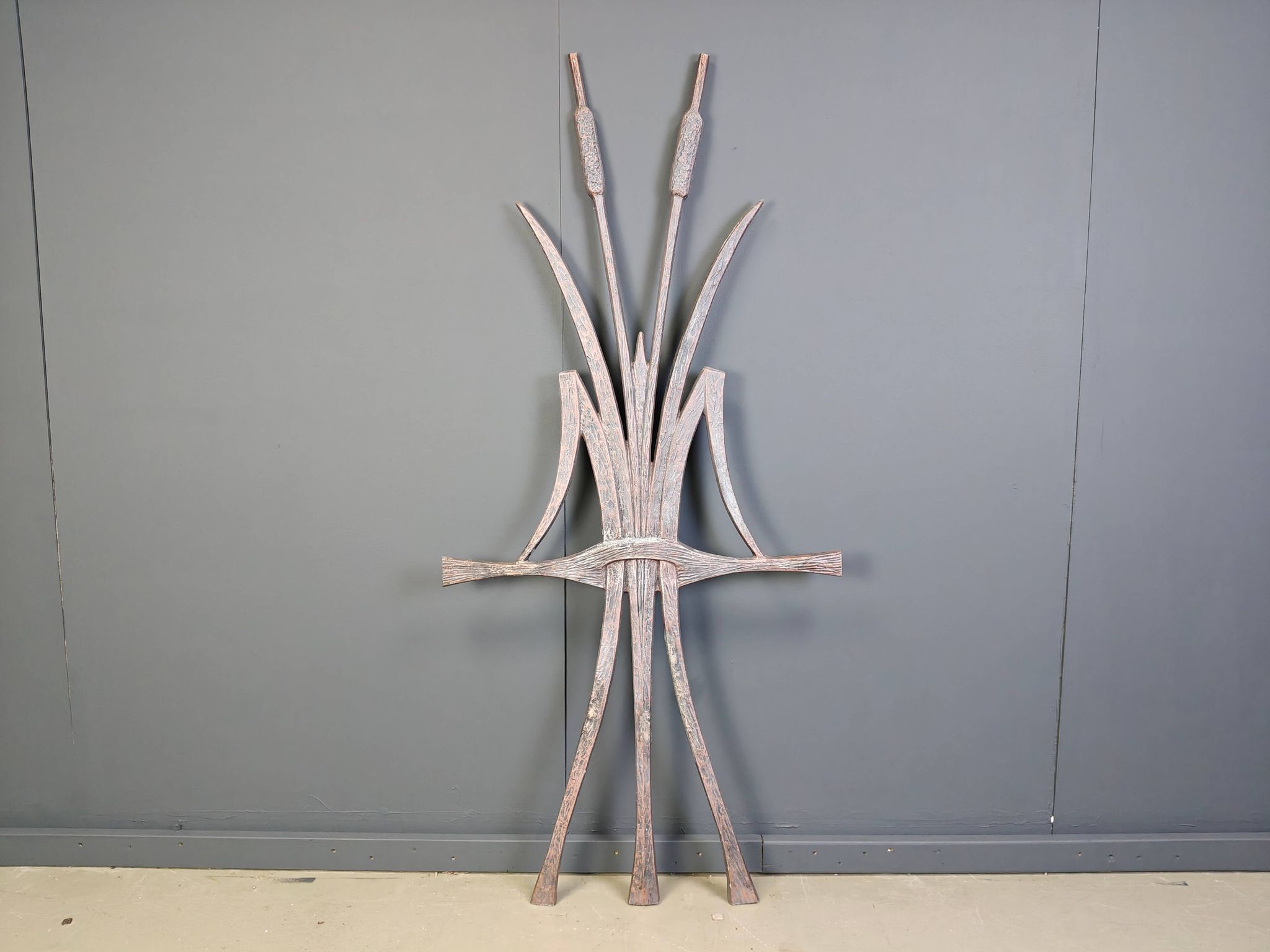 Large brutalist wall sculpture, 1970s - brutalism art