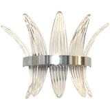 Belt “palmette” murano glass wall sconce