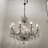 Large Crystal Maria Teresa Chandelier 1950's