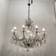 Large Crystal Maria Teresa Chandelier 1950's