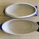 Vintage blue ceramic serving dish by Environmental Ceramics Inc., San Francisco, 1966