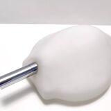 Postmodern Opaline Glass Sconce No. 2299 by Fontana Arte, Italy