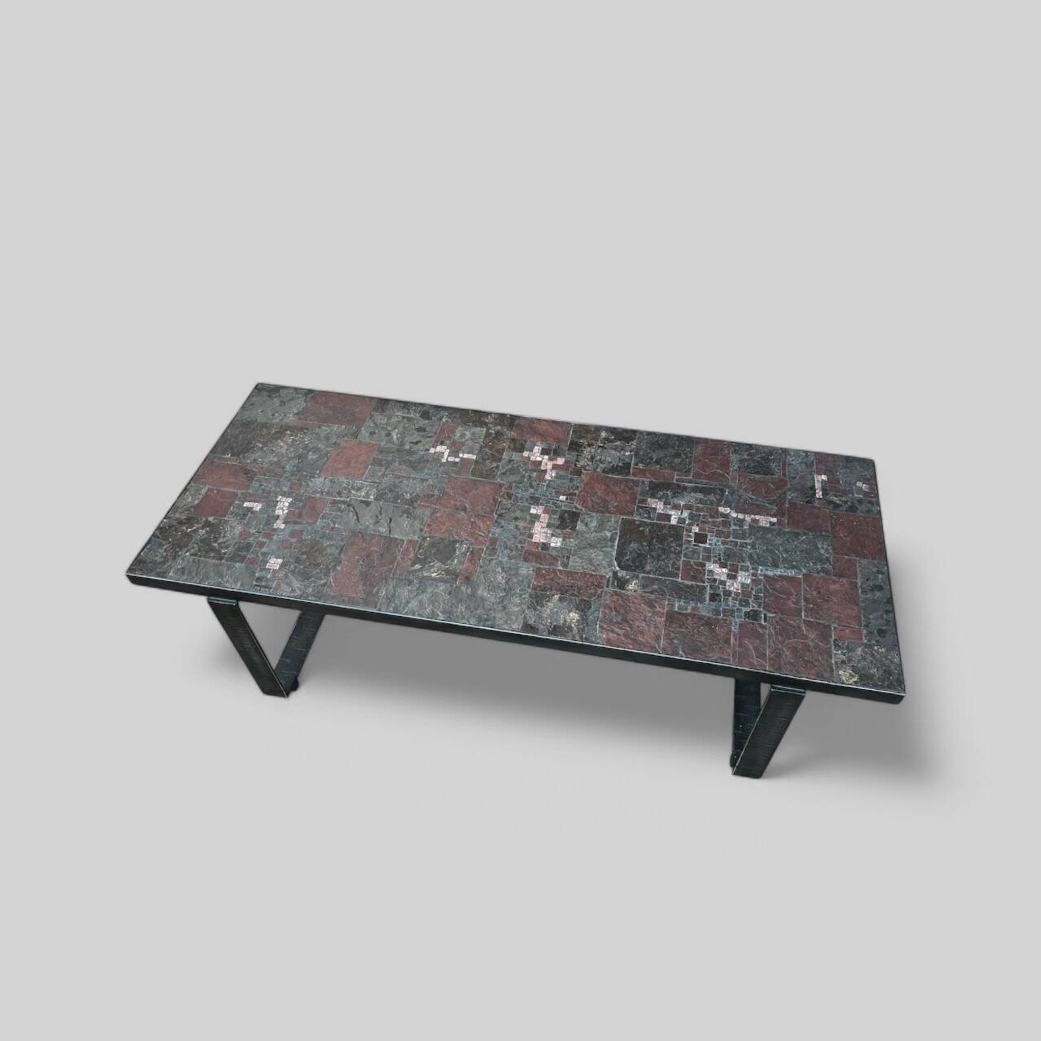 Ceramic tiled coffee table by Pia Manu (signed)