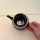 Brown ceramic teapot