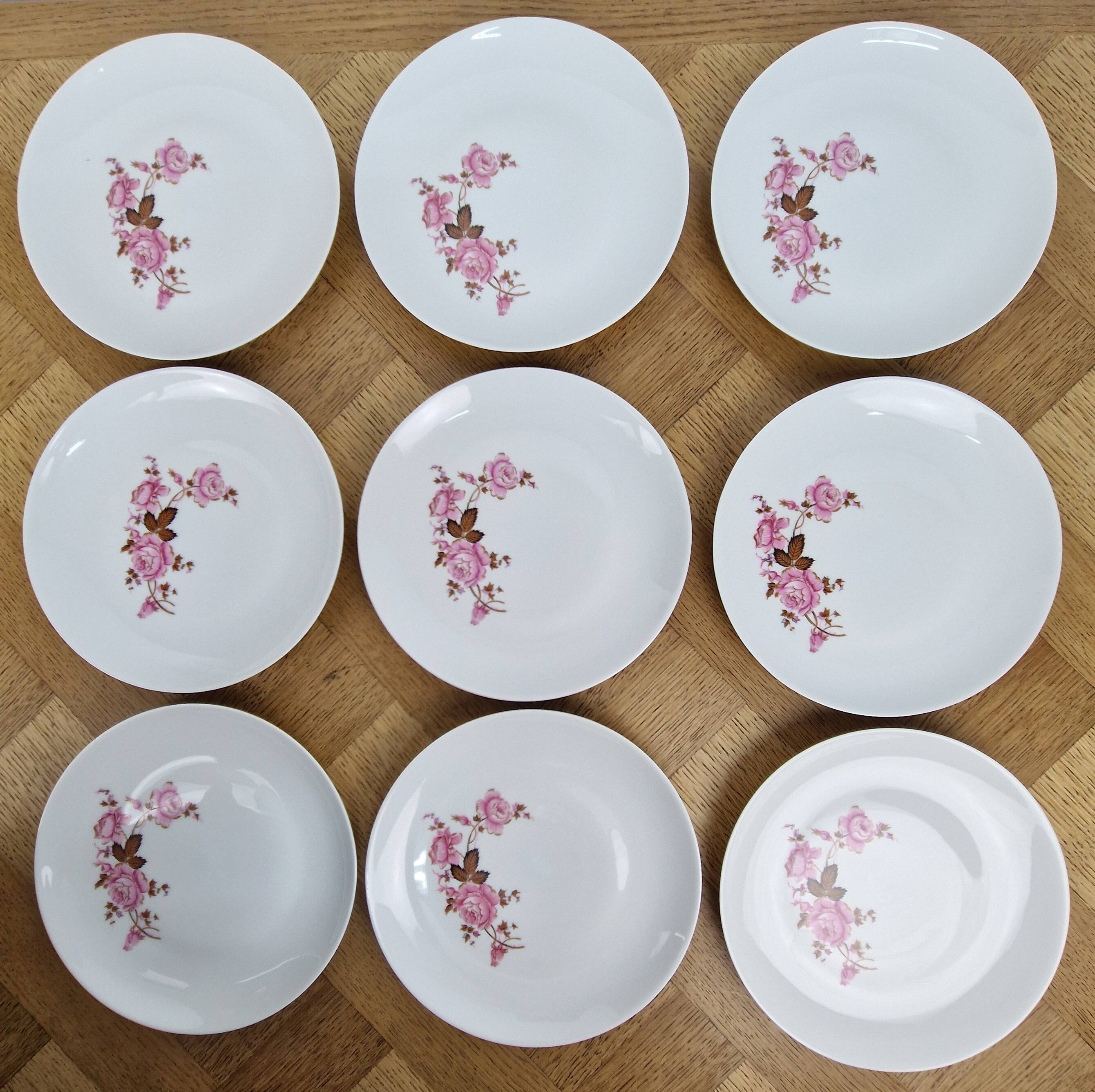 Limoges porcelain dessert service