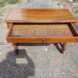 Walnut table 19th