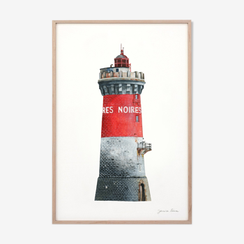 "Gemima", the lighthouse, art print 21/29.7 cm