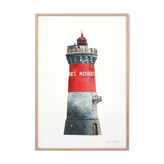 "Gemima", the lighthouse, art print 21/29.7 cm