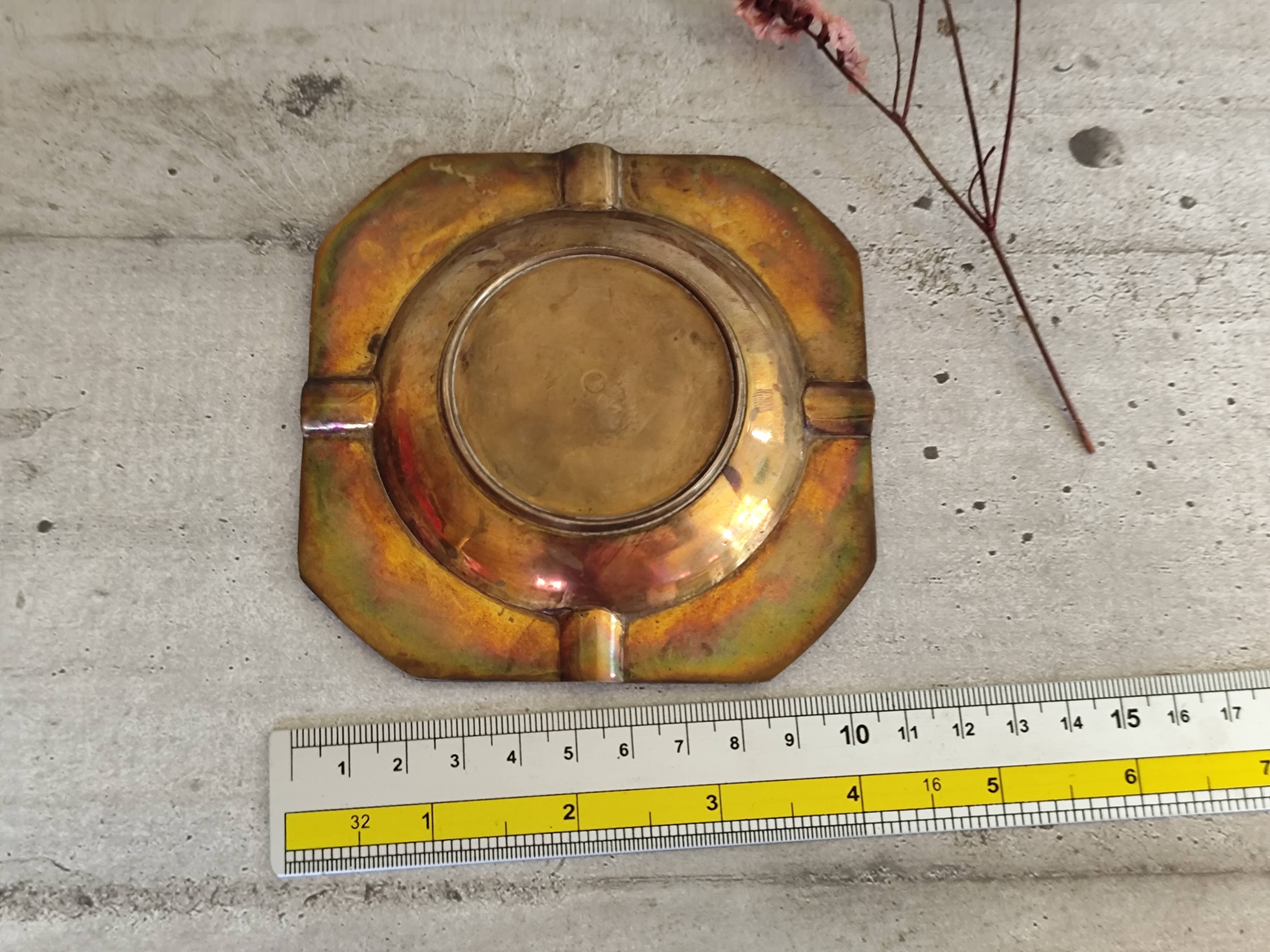 Brass ashtray